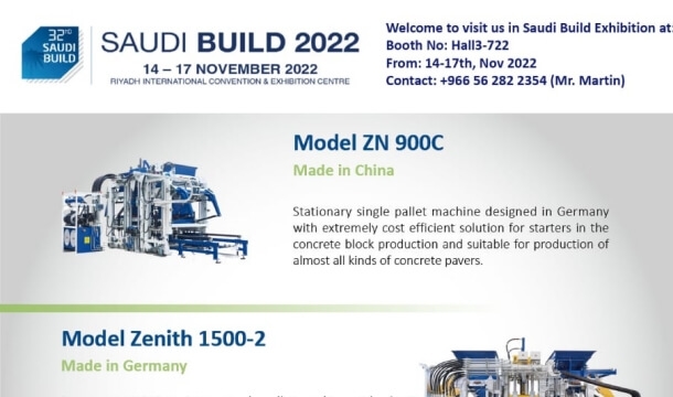 QGM Block Machine ehitab Saudi 2022. aasta